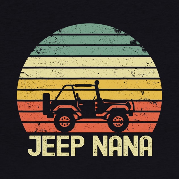 Jeep Nana Vintage Jeep Retro Jeep Sunset Jeep Jeep Mom Jeep Women by Liza Canida